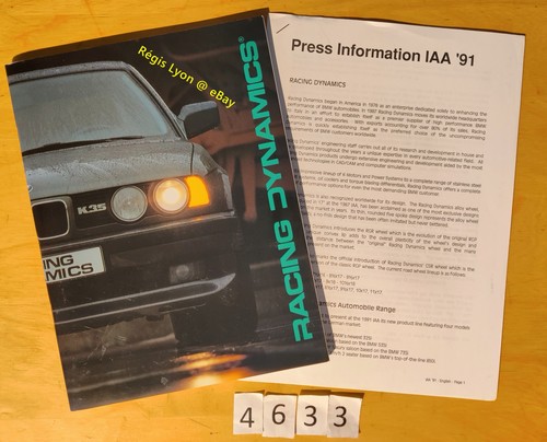 Racing dynamics bmw - racing,