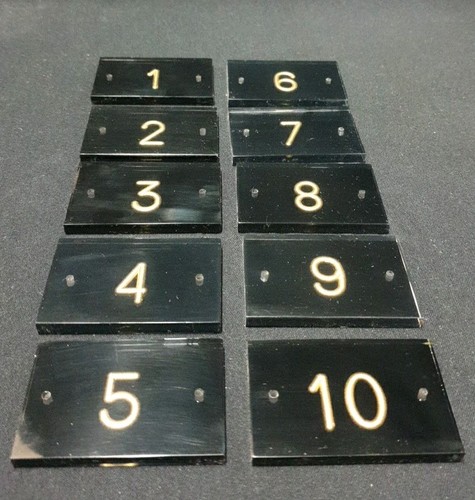 Lot numéros porte - lot, de