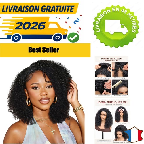 Perruque cheveux humains - perruque,
