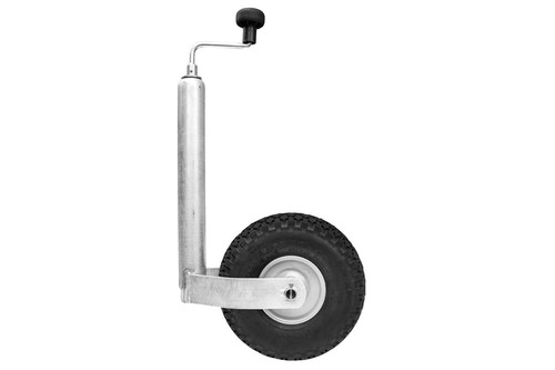 Roue jockey gonflable remorque