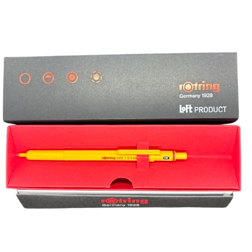 Crayon mécanique jaune
