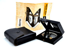 Ancienne boussole ALIDADE topographique SBA SLOM Paris militaria infanterie