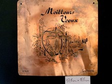 Pochoir ancien MEILLEURS VOEUX