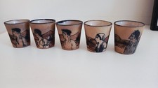 lot 5 petits verres en