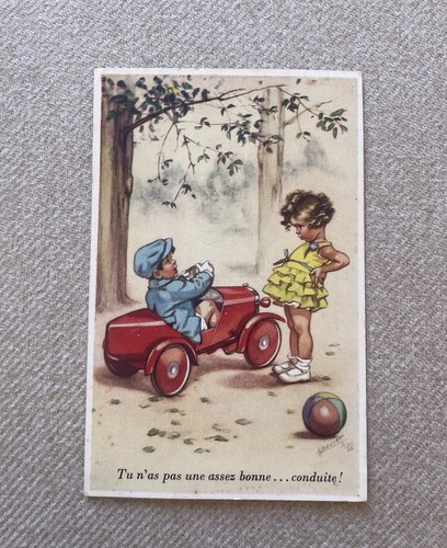 Cpa lot cartes germaine - cpa, 2