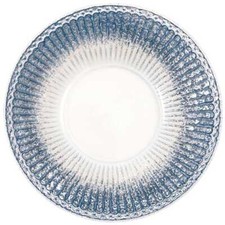 Assiette À Pâtes Greengate Alice Ripple Blue En Céramique