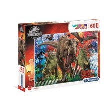 CLEMENTONI - 26456 - SuperColor 60 pieces Maxi - Jurassic World