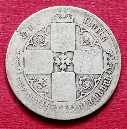 Royaume uni florin gothique - royaume-uni,