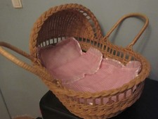 joli couffin en osier pour