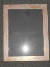 Cadre moulure bois lasuré et