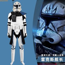 Star Wars The Clone Wars Captain Rex Full Suit Cosplay Costume Outfit