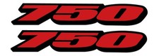 Decalcomanie/adesivi per carenatura TP GSXR ""750