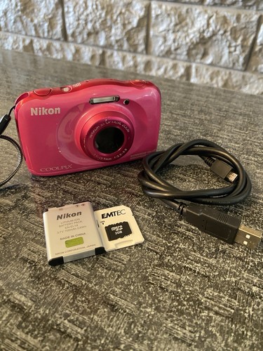 Nikon coolpix s33 - nikon, rose
