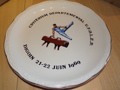 Assiette décorative digoin - assiette,
