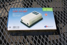 Pompe Air Aquarium  ac 6600 resun Aquarium complete 2 sortie