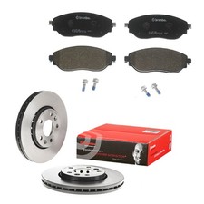 Jeu complet de freins d'origine Fiat Jeu de disques de frein Plaquettes de frein