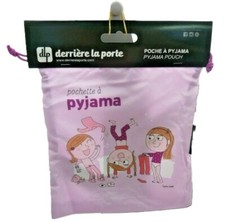 DLP sac à pyjama mauve rose Lola Club des Filles 24 x 27 cm environ