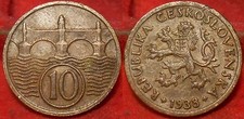 Czechoslovakia 10 Haleru 1938