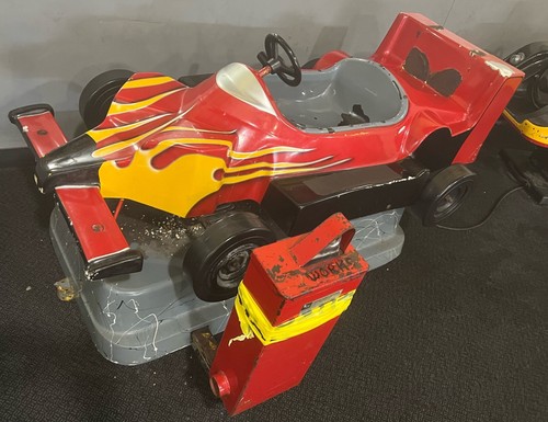 Race car kiddie ride arcade - ride,