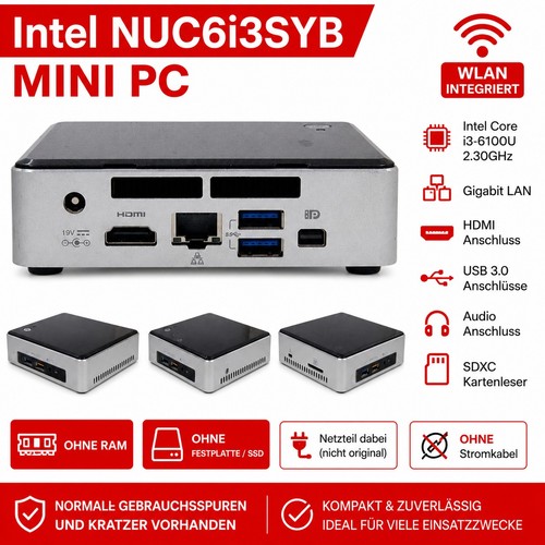 Intel nuc6i3syb mini - intel,