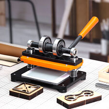 VEVOR Machine à Découper du Cuir 18x10 cm Presse de Découpe Manuelle Cuir Papier