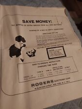 Vintage Rogers Battery Charger, C ,D, 9 Volt