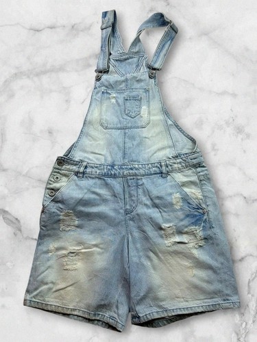 Short jean salopette only - jean,