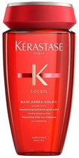 SOLEIL 250 ml Bain après-soleil Shampooing hydratant Eau coco Cheveux Kérastas