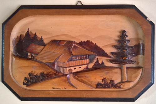 Gravure sculpture sur bois - ❂,