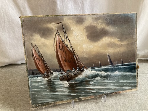 Tableau huile sur panneau