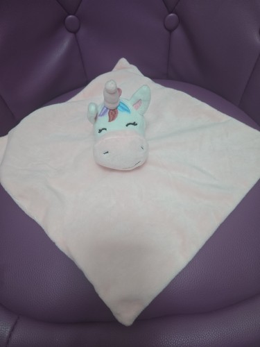 Doudou plat licorne - , rose