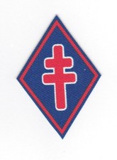 WWII - 1st FREE FRENCH DIVISION "Printed Model" (Reproduction)