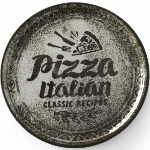Assiette pizza en - à,