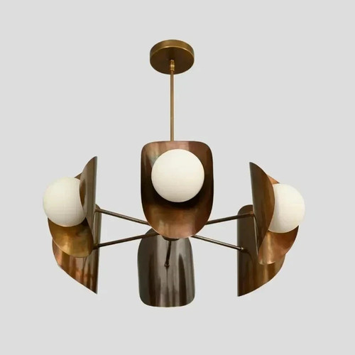 Lustre moderne laiton avec - lustre, en