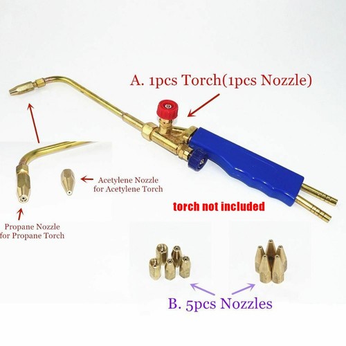 Gas brasage torche 5pcs buse - 5pcs,