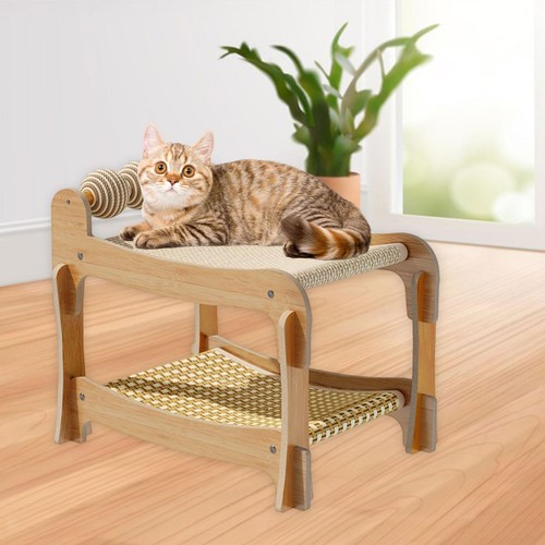 Lit gratter pour - gratter, chat,