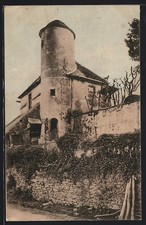 Old postcard Saulieu, Tour du Tripied and old fortified ramparts 