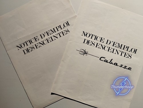 Cabasse notice manuel mode - notice,