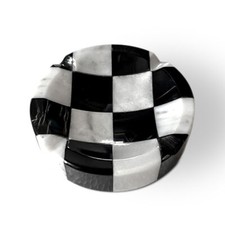 Cendrier En Marbre À Carreaux