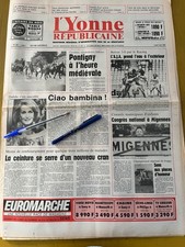 DALIDA - L'YONNE REPUBLICAINE