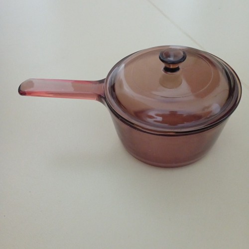 Ancienne casserole verre - ancienne, en