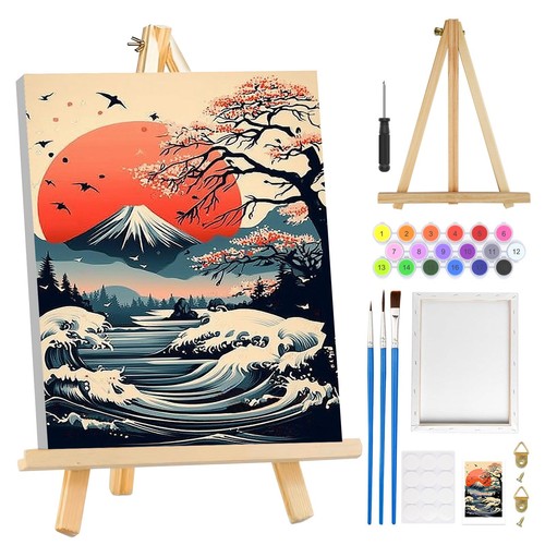 Grande vague peinture - grande,