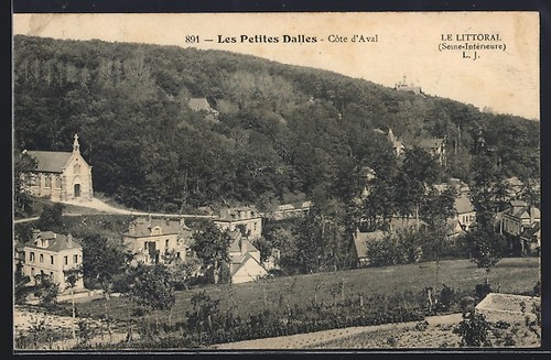 Cpa les petites dalles côte - cpa,