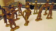 RARE  1951 Beton Toy Soldier  Plastic Army Military Toys Vintage