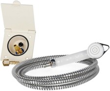 Douche Extérieure + Box Kit Blanc RK Reich Camper Motorhome Switch