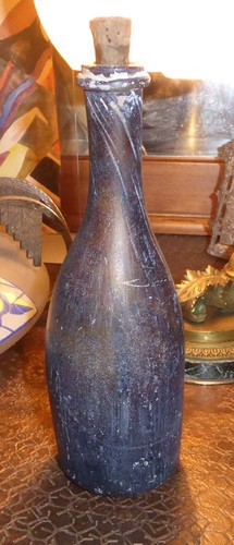 Bouteille chopine verre