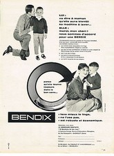 ADVERTISEMENT ADVERTISING 1960 BANDIX washing machine washing machine