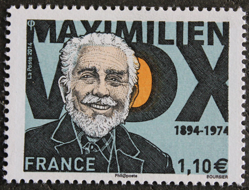 Timbre france maximilien - france,