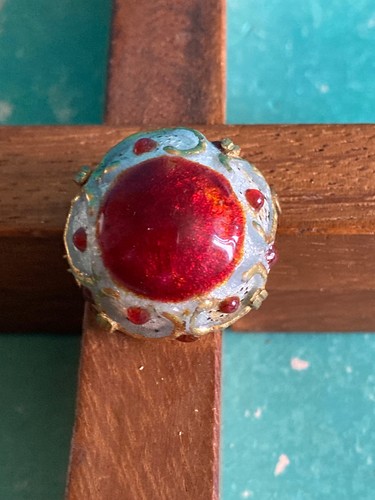 Vintage petite broche email - vintage,