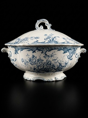 Légumier soupière faïence - soupière,